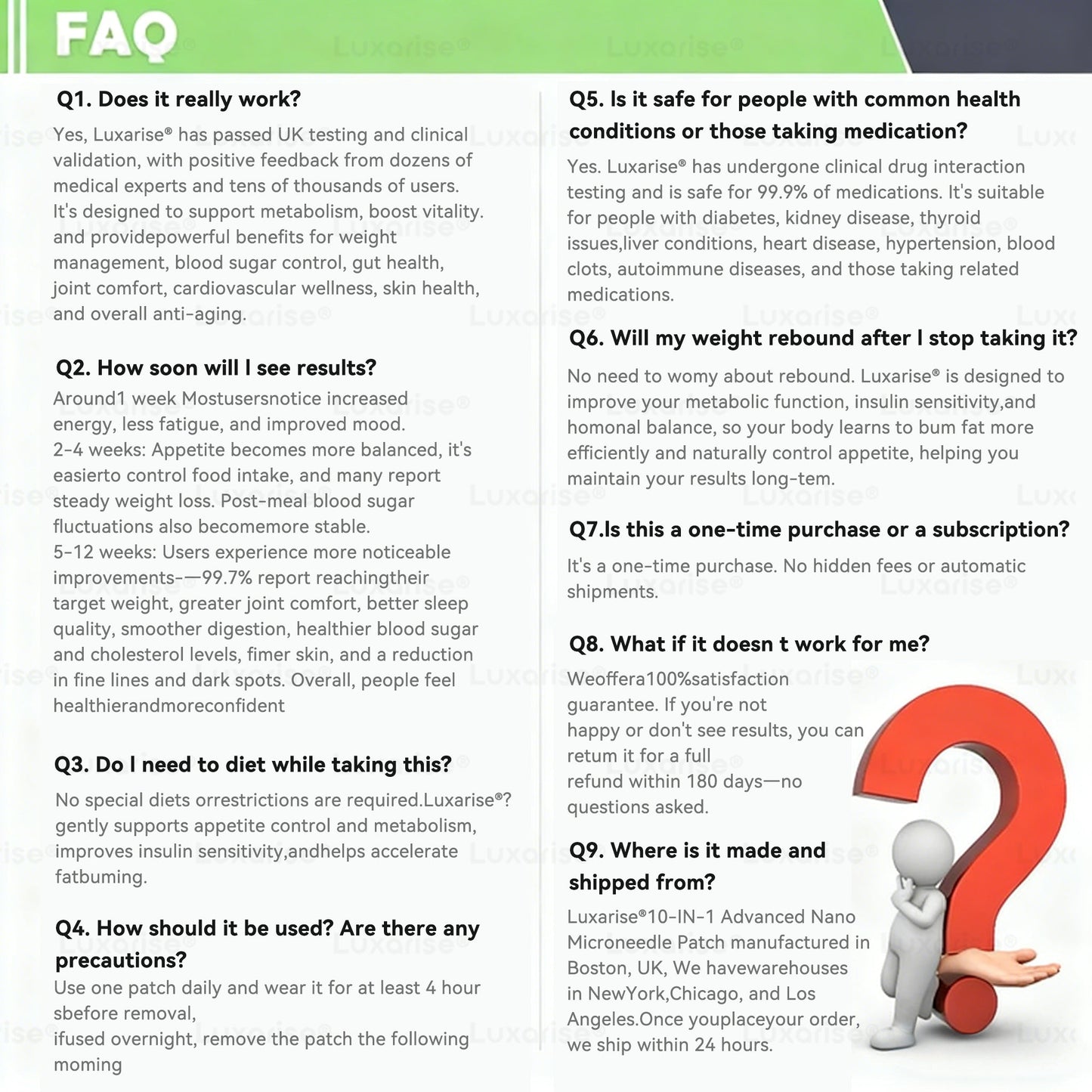 Once Daily, Visible Changes in 7 Days 🎟️ 𝑳𝒖𝒙𝒂𝒓𝒊𝒔𝒆® 𝑴𝒐𝒓𝒊𝒏𝒈𝒂 & 𝑩𝒆𝒓𝒃𝒆𝒓𝒊𝒏𝒆 10-𝑰𝑵-1 𝑨𝒅𝒗𝒂𝒏𝒄𝒆𝒅 𝑵𝒂𝒏𝒐 𝑴𝒊𝒄𝒓𝒐𝒏𝒆𝒆𝒅𝒍𝒆 𝑷𝒂𝒕𝒄𝒉 𝐎𝐛𝐞𝐬𝐢𝐭𝐲, 𝐃𝐢𝐚𝐛𝐞𝐭𝐞𝐬, 𝐒𝐥𝐞𝐞𝐩 𝐀𝐩𝐧𝐞𝐚, 𝐀𝐧𝐝 𝐉𝐨𝐢𝐧𝐭 𝐈𝐬𝐬𝐮𝐞𝐬 📙